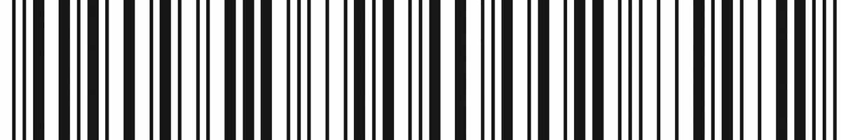 A barcode representing a product.