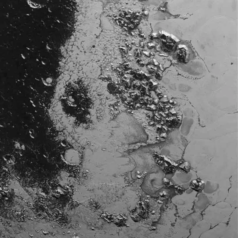 A Mountain Range On Pluto